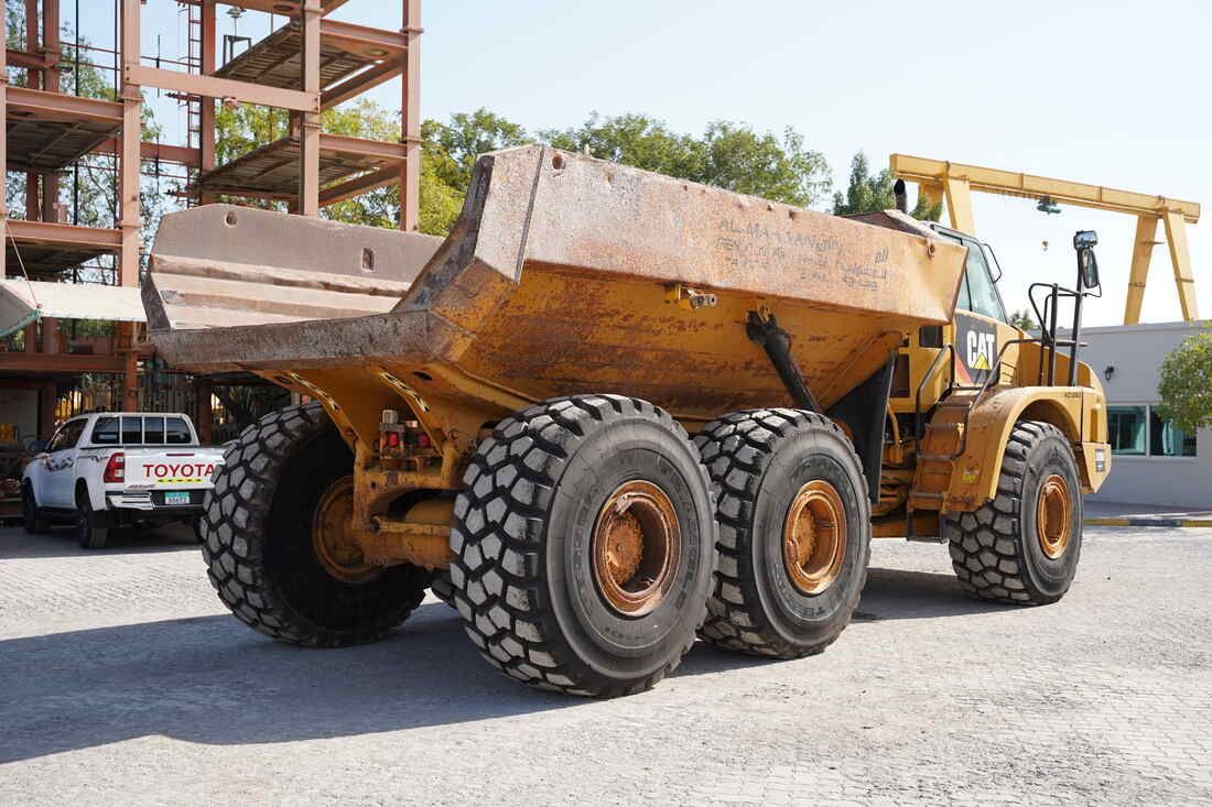 2011 Caterpillar 740B Articulated Hauler for Sale-rear-right side view