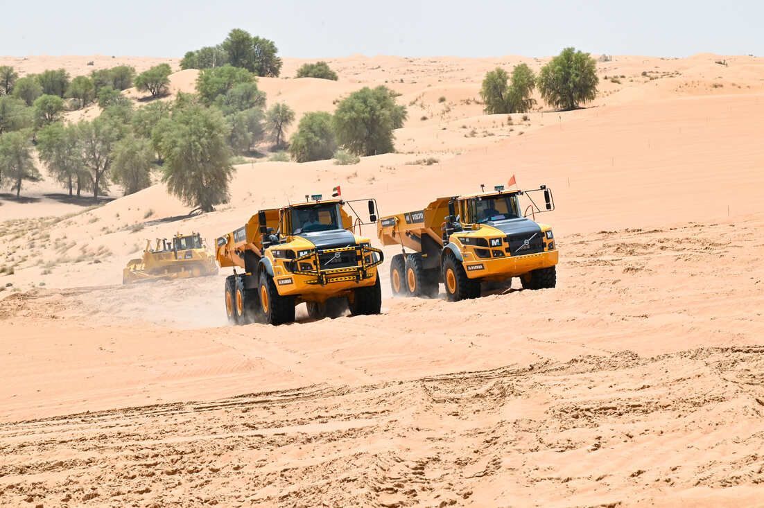 45-Ton Articulated Dump Trucks For Rent | Al Marwan
