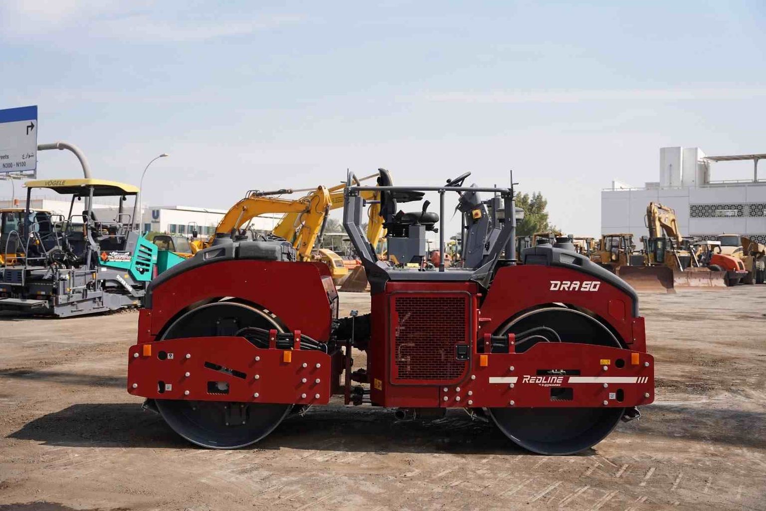 Dynapac Redline DRA90 Double Drum Roller Right View