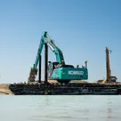Medium Amphibious Excavators, 38 ton, 17 meters Boom