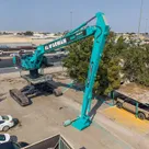 Large Excavators, 80 ton, High Bed, 22 meters Boom Front Right View