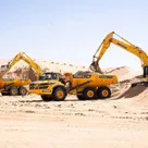 45-Ton Articulated Dump Trucks For Rent | Al Marwan
