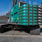 ABI TM26 Piling Rig with Vibro Hammer Attachment Rear Right View