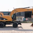2014 Caterpillar M318D Wheeled Excavator Right Side View