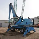 Terex Fuchs MHL350 Material Handler 2011 Rear Left view -  Al Marwan Heavy Machinery