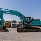 2022 Kobelco SK380XDLC-10 Track Excavator Left Side View
