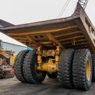 2023 Caterpillar 777 Rigid Dump Truck Rear Right View