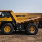 2022 Komatsu HD465-7EO Rigid Dump Truck Left Side View