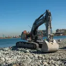 Rent 55 ton Large Excavators, Standard Boom | Al Marwan