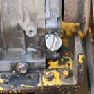 2002 Sakai PC100 Plate Compactor engine view- Al Marwan Machinery