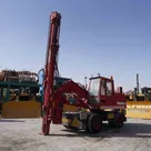 1980 Liebherr A911C Excavator with ABI Piling Rig Front Left View - PD-0003