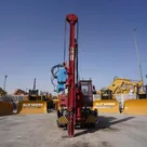1980 Liebherr A911C Excavator with ABI Piling Rig Front View - PD-0003