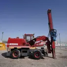 1980 Liebherr A911C Excavator with ABI Piling Rig Right View - PD-0003