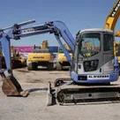 2001 Komatsu PC78UU-6 Mini Excavator Left Side View