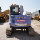 2001 Komatsu PC78UU-6 Mini Excavator Rear View