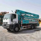 2005 Cifa PA 1206 F8 Concrete Pump on Iveco Trakker 380E37H 6x4 Truck Front Left View - CPM-0204