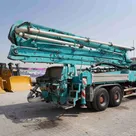 2005 Cifa PA 1206 F8 Concrete Pump on Iveco Trakker 380E37H 6x4 Truck Rear Right View - CPM-0204