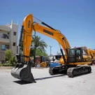2008 JCB JS330LC Track Excavator Front Left View - EX-0259