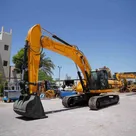 2008 JCB JS330LC Track Excavator Front Left View - EX-0286