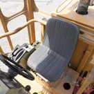 2008 Caterpillar 120H Motor Grader Inside Cabin View