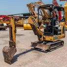 2008 Caterpillar 301.6C Mini Excavator Front Left View