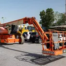 2008 JLG 1250AJP Articulated Boom Lift Front Right View