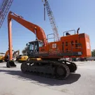 2010 Hitachi ZX870H-3F Zaxis Large 86 ton Hydraulic Crawler Long Reach Boom Excavator Tracked Digger rear right view