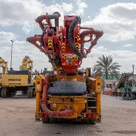 2011 Sany Concrete Pump with Actros 33 Truck Mercedes Rear View