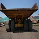 2012 cat 773E rigid dump truck rear view