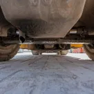 2013 TCM FDF30T3KT Diesel Forklift Under carriage View