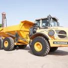 2013 volvo a35f articulated dump truck front right view