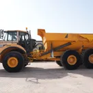 2013 volvo a35f articulated dump truck left side view