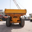 2013 volvo a35f articulated dump truck rear view