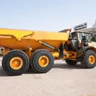 2013 volvo a35f articulated dump truck right side view