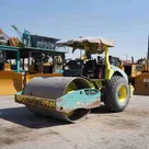 2017 Ammann ASC 100 D Single Drum Roller Front Left View - RO-0332
