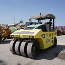 2017 ammann AP240 pneumatic tyre roller front left view