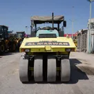 2017 ammann AP240 pneumatic tyre roller front view