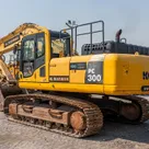2017 Komatsu PC300-8MO Track Excavator Rear Left View