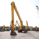 2017 Komatsu PC850SE-8R1 Long Boom Excavator Front Left View