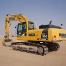 2019 Komatsu PC300-8M0 Track Excavator Rear Left View - EX-0419