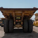 2019 Caterpillar 777E Rigid Dump Truck Rear View