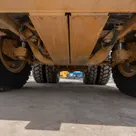 2019 Caterpillar 777E Rigid Dump Truck Under Carriage View