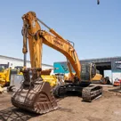 2019 Hyundai 480LC-9S Track Excavator Front Left View