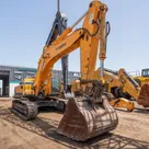 2019 Hyundai 480LC-9S Track Excavator Front RIght View