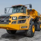 2019 volvo A40G dump truck front Left Image