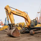 2020 Hyundai 480LC-9S Track Excavator Front Left View
