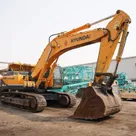 2020 Hyundai 480LC-9S Track Excavator Front Right View