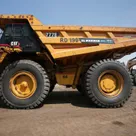 2022 Cat 777E Rigid Dump Truck Left Side View