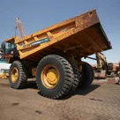 2022 Cat 777E Rigid Dump Truck Rear Left View