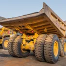 2022 Caterpillar 777 Rigid Dump Truck Rear Right View